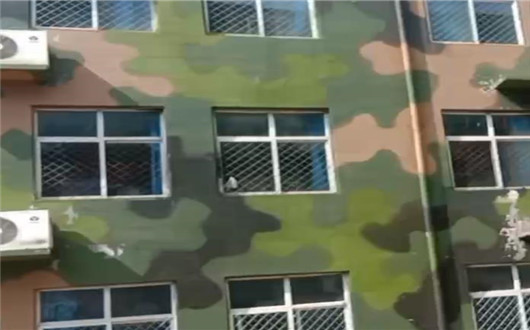 万州墙面军用迷彩施工方案