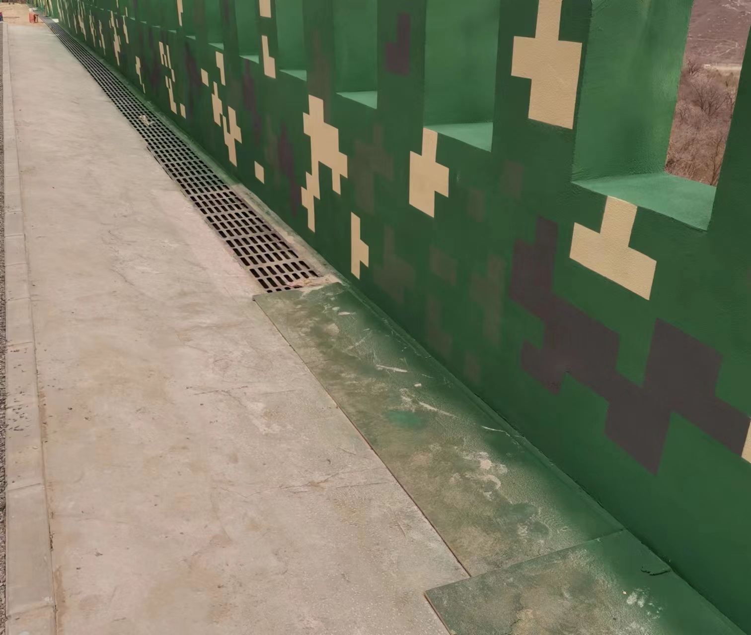 万州围墙迷彩喷涂,数迷彩漆